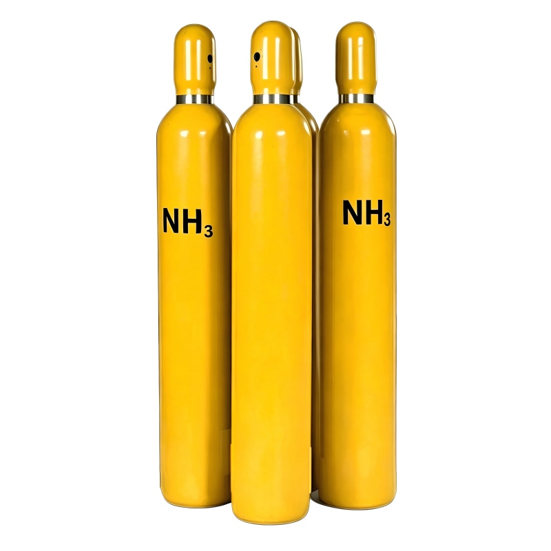 Ammonia gas in standard steel cylinder Ammonia gas in standard steel cylinder