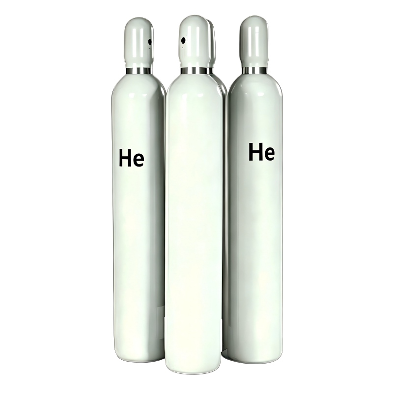 Helium (He) is a colorless, odorless, non-toxic and inert noble gas with extremely low boiling point